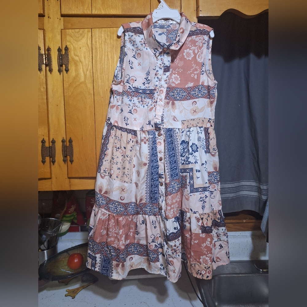 Stella Tweed Elegant Floral Dress